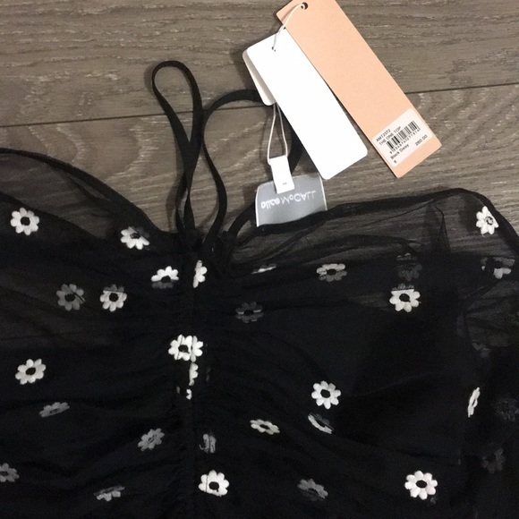 Alice McCall “You’re the one” black daisy top - Picture 6 of 6